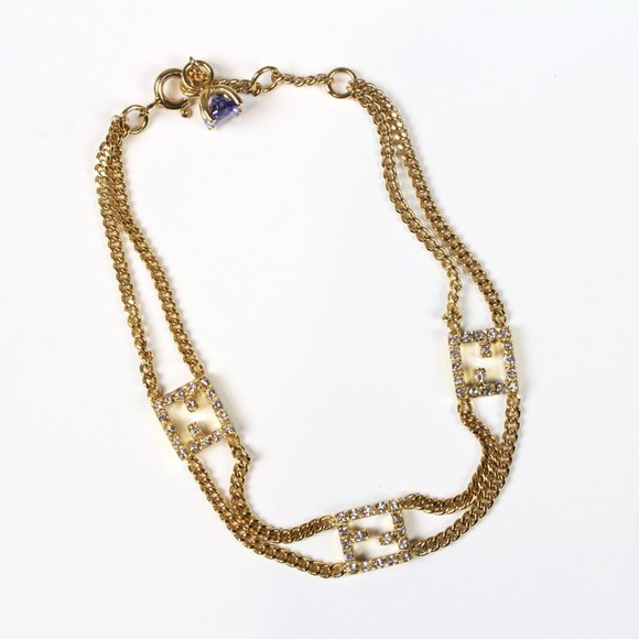 Fendi Gold Crystal Rare Bracelet - Picture 3 of 10